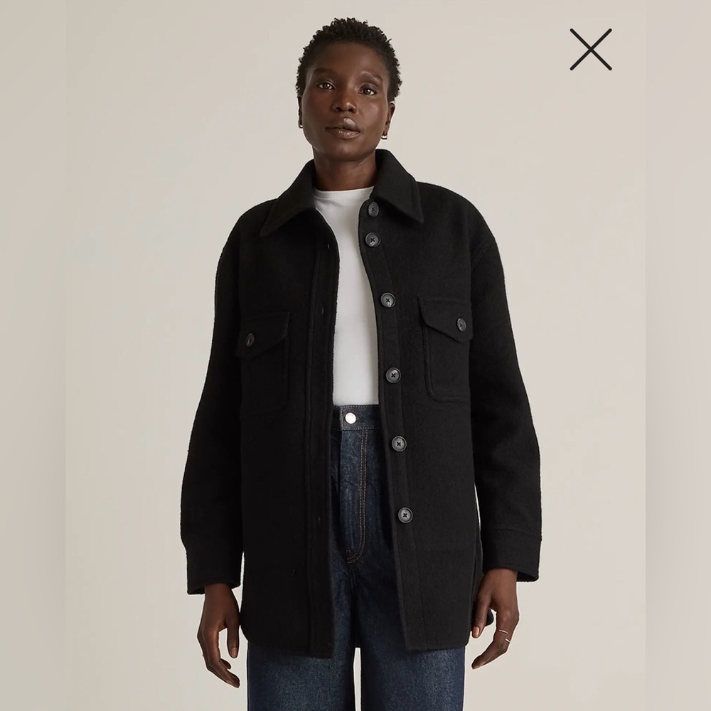 Quince 100% Merino Wool Shirt Jacket